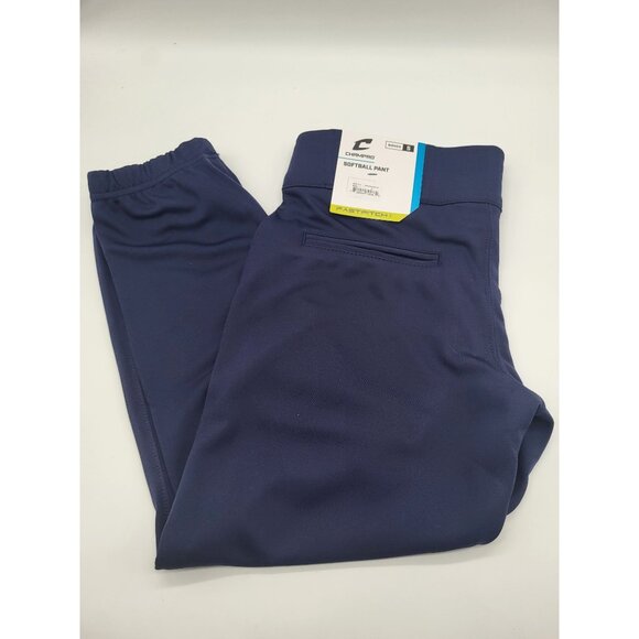 CHAMPRO Women's Fast Pitch Softball Pants SZ Small Navy Blue BP11 NWT - Picture 1 of 5
